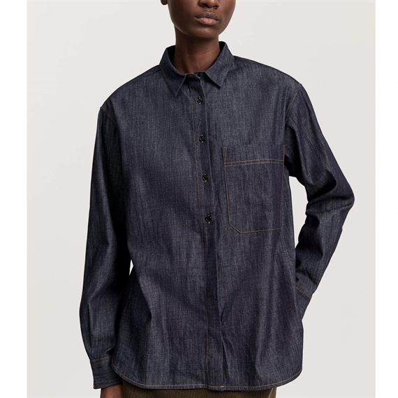 Aiayu Lynette Shirt Denim, Classic Blue